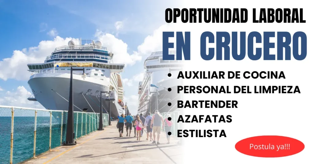 Personal para Crucero: Empleo y Trabajos de Ensueño a Bordo