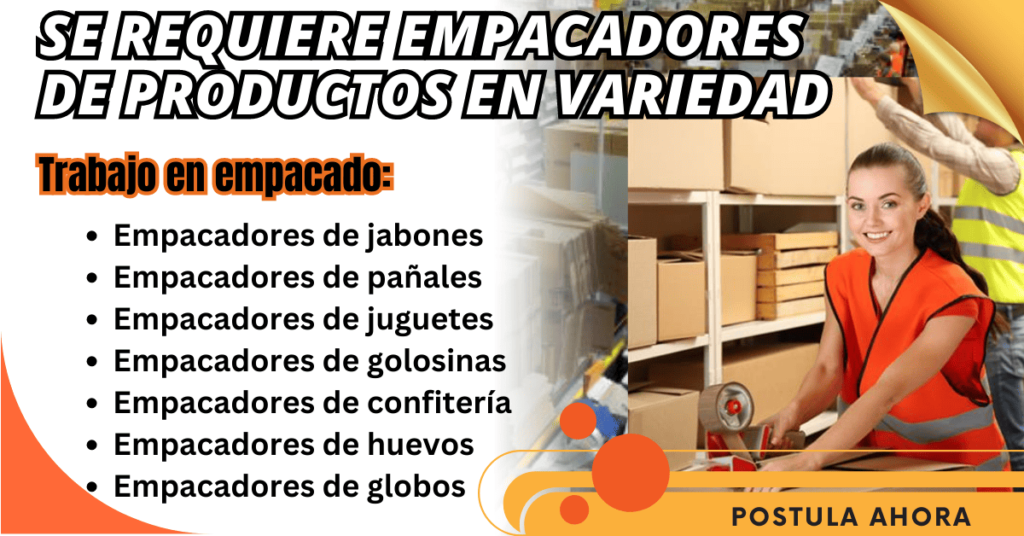 CONVOCATORIA - EMPLEOS DE EMPACADORES